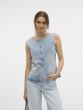 Vero Moda Siola Waistcoat L.Blue denim