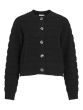 Vila Tillia Knit Cardigan Black Beauty