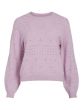 Vila ril pointelle knit Winsome Orchid