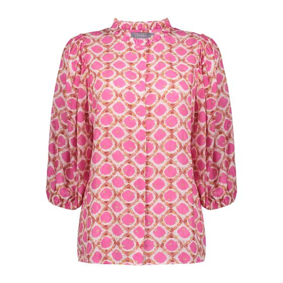 Geisha 53459-20 Blouse Fuchia