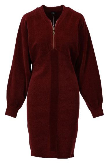 K-Design B838 Dress Burgundy