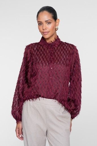 Geisha 63826-14 Blouse Burgundy