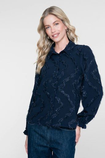 Geisha 63909-20 Blouse Dark Blue