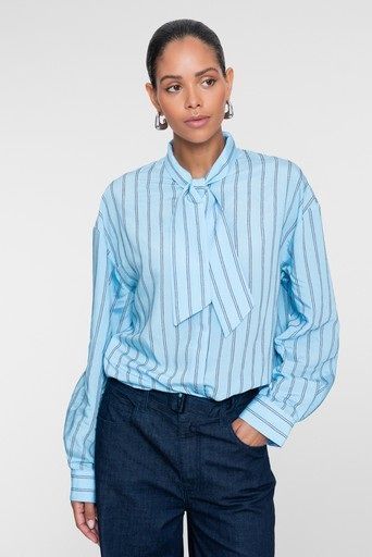 Geisha 63915-20 Blouse Mineral Blue Brown