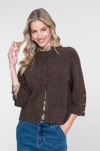 Geisha 64842-14 Cardigan Cape Brown