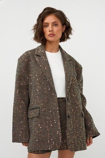 Studio Amaya Midnight Blazer Multi