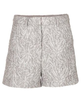 Freebird Plume Shorts Silver Grey
