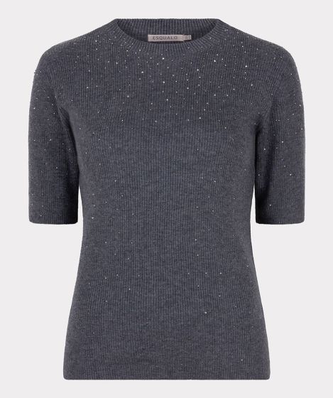 EsQualo 02521 Top Dark Grey mel.