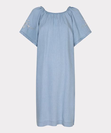 EsQualo 28247 Dress Light Blue