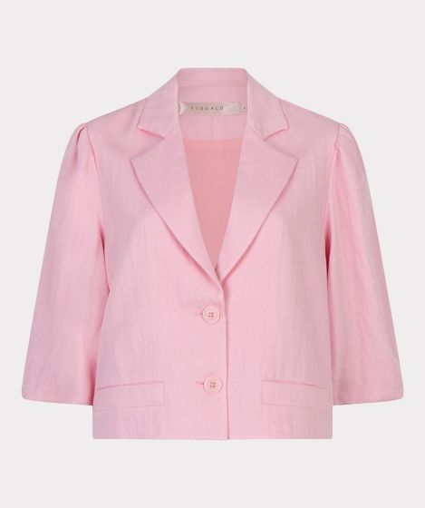 EsQualo 10047 Blazer Cropped Romance Rose