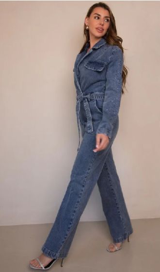 Freebird Yael Jumpsuit Blue wash