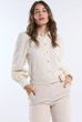 V-Hals Benda Blouse Off White