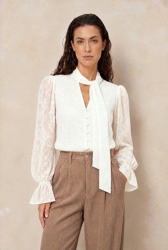 Lofty Manner Jett Blouse Cream