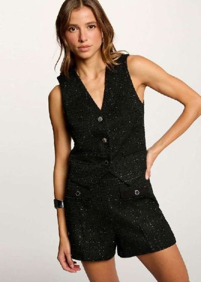 Morgan Clack Gilet Black