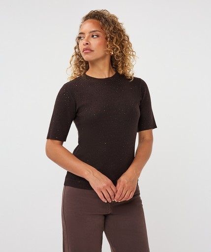 EsQualo 02539  Sweater Cacao
