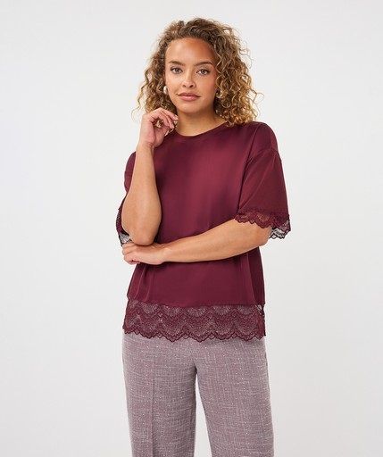 EsQualo 05516 T-Shirt Merlot