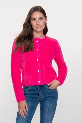 Geisha 54807-10 Cardigan Hairy Pink
