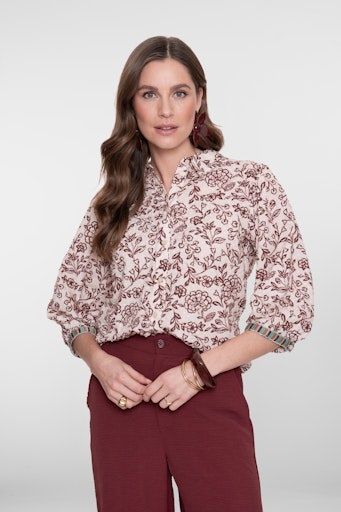 Geisha 63191-20 Blouse Ecru Cherry