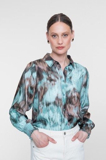 Geisha 63658-20 Blouse Camel Mint