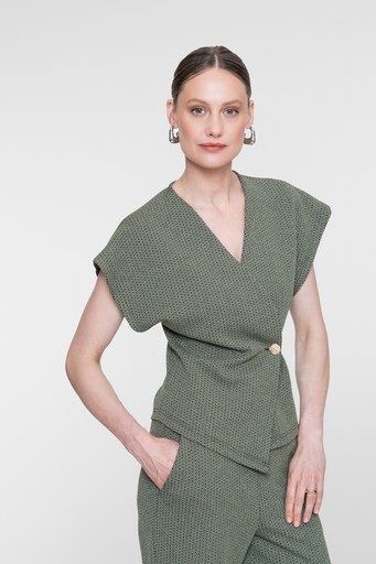 Geisha 63698-20 Top Green