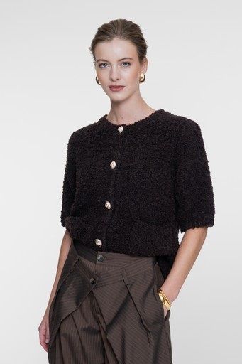 Geisha 64552-70 Vest Dark Brown