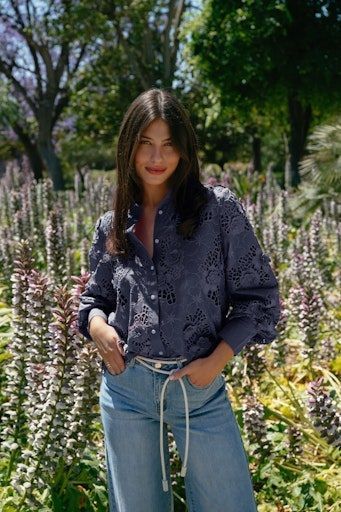 G-Maxx Alora Blouse 26VTG03 D.Sapphire