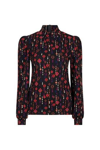 Lofty Manner top Eve Western print