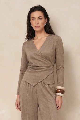 Lofty Manner Jori Top Taupe