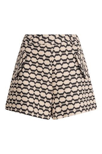 Lofty Manner Millie Shorts Black White