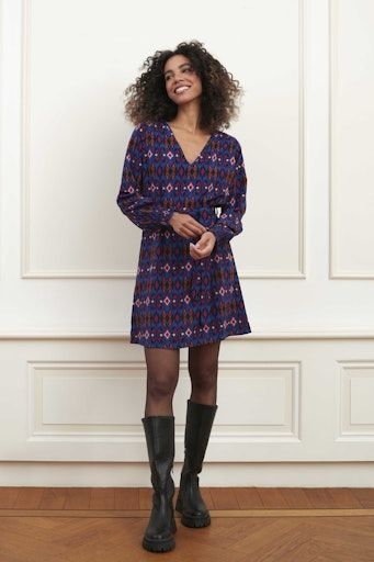 Lofty Manner Dress Sofie Blue stars