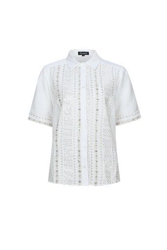 G-Maxx Embla Blouse Off White